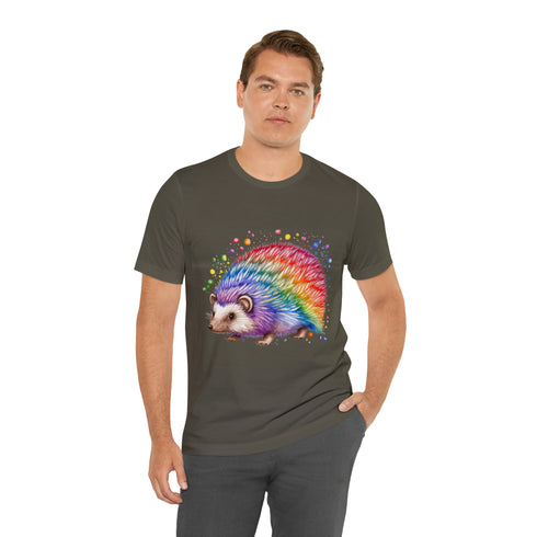 Rainbow Hedgehog - Short Sleeve Tee